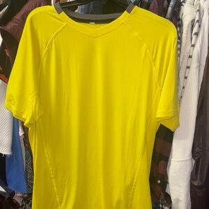 lululemon athletica Yellow Men's Shirt